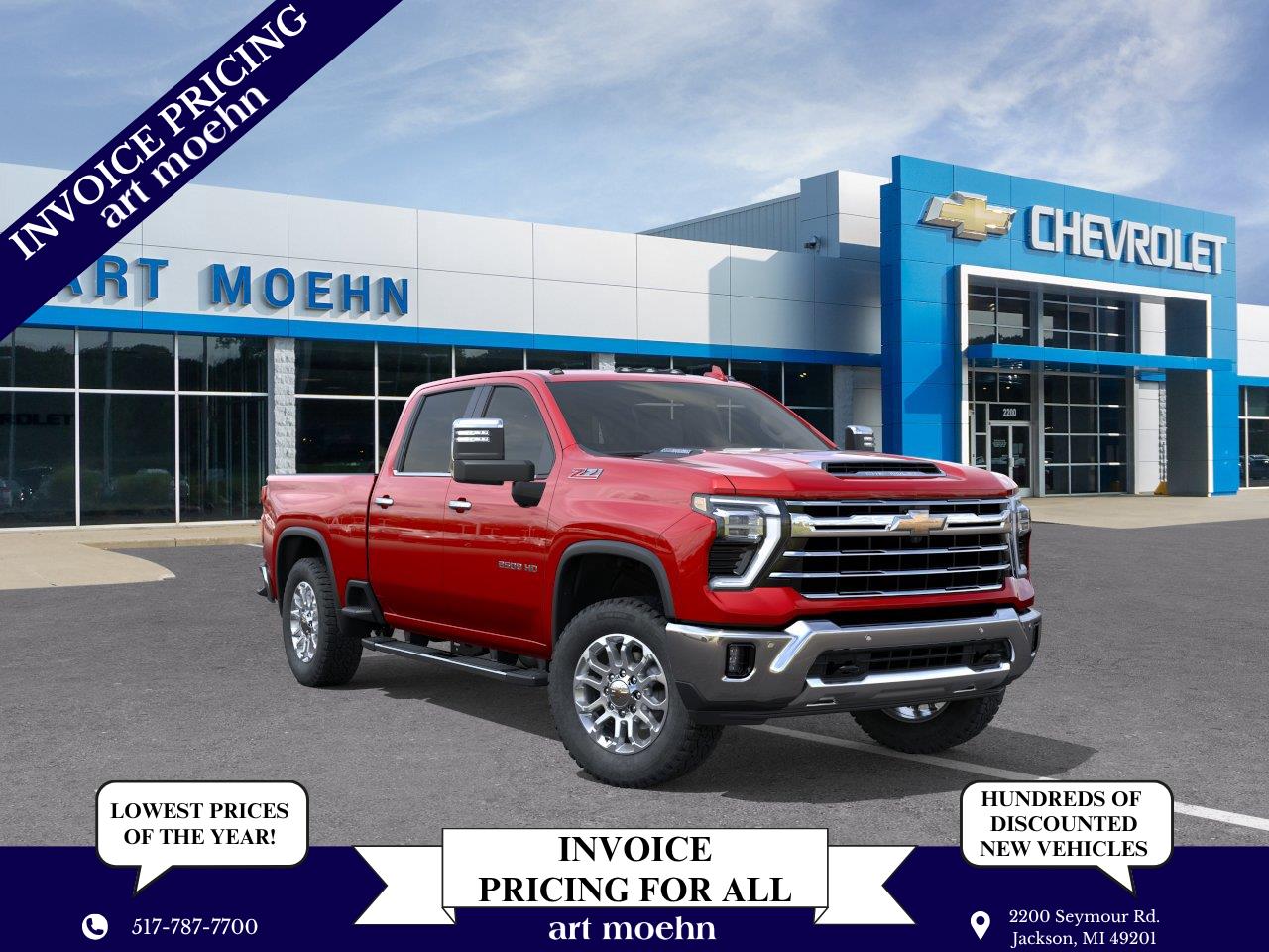 Radiant Red Tintcoat 2026 Chevrolet Silverado 2500HD Pickup Truck Four-Wheel Drive Automatic