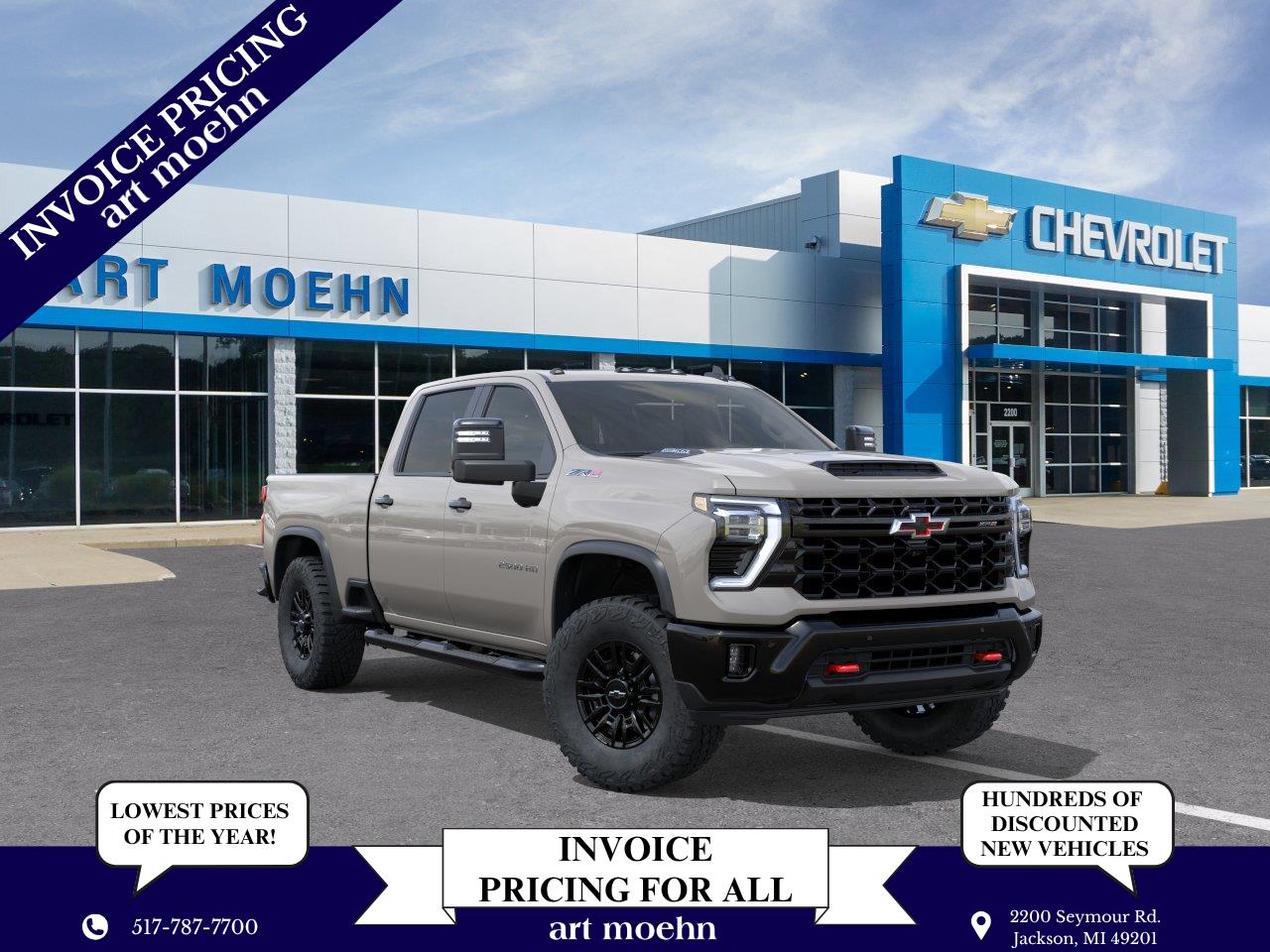 White Sands 2026 Chevrolet Silverado 2500HD Pickup Truck Four-Wheel Drive Automatic