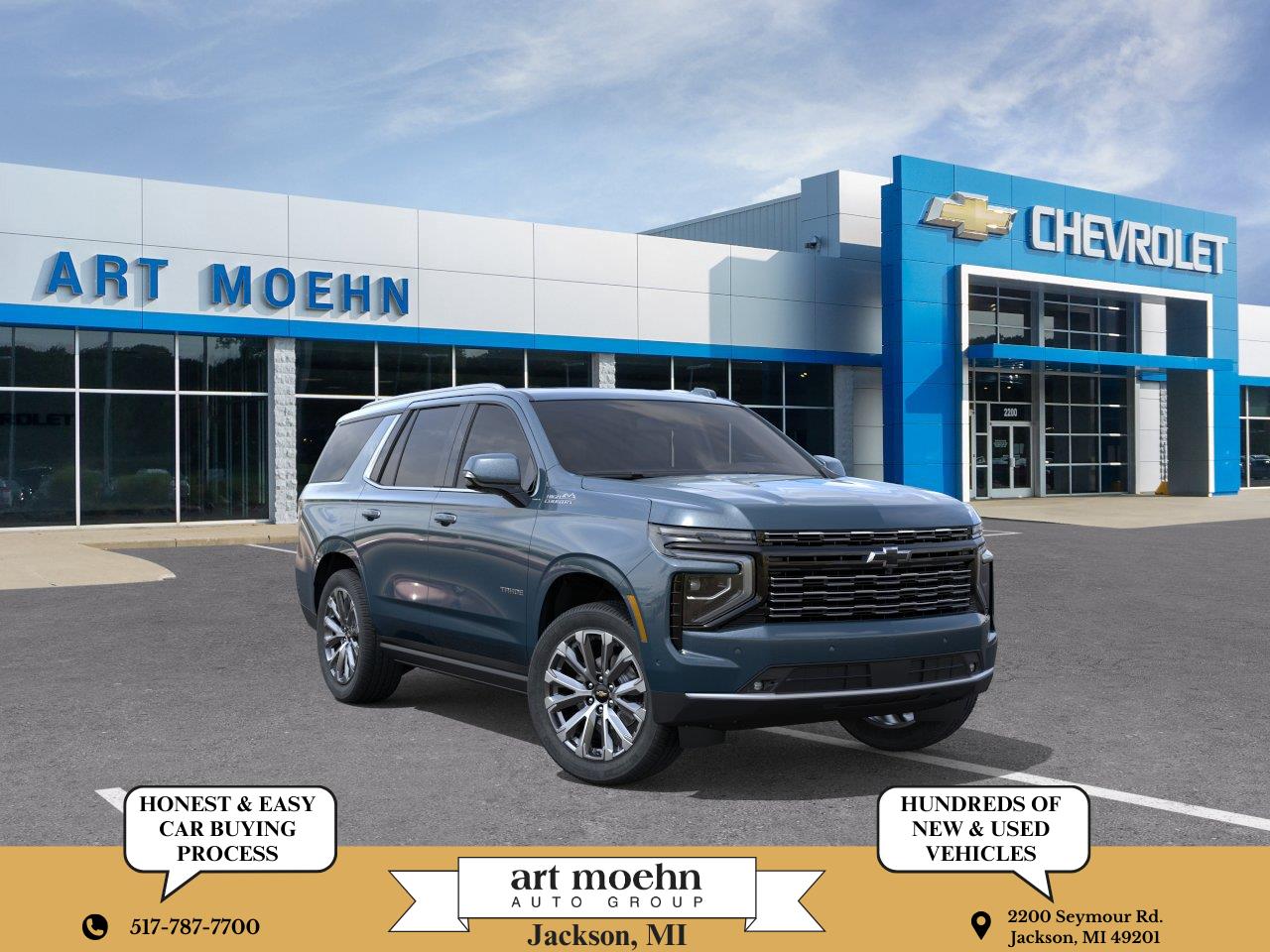 Lakeshore Blue Metallic 2027 Chevrolet Tahoe SUV / Crossover Four-Wheel Drive Automatic