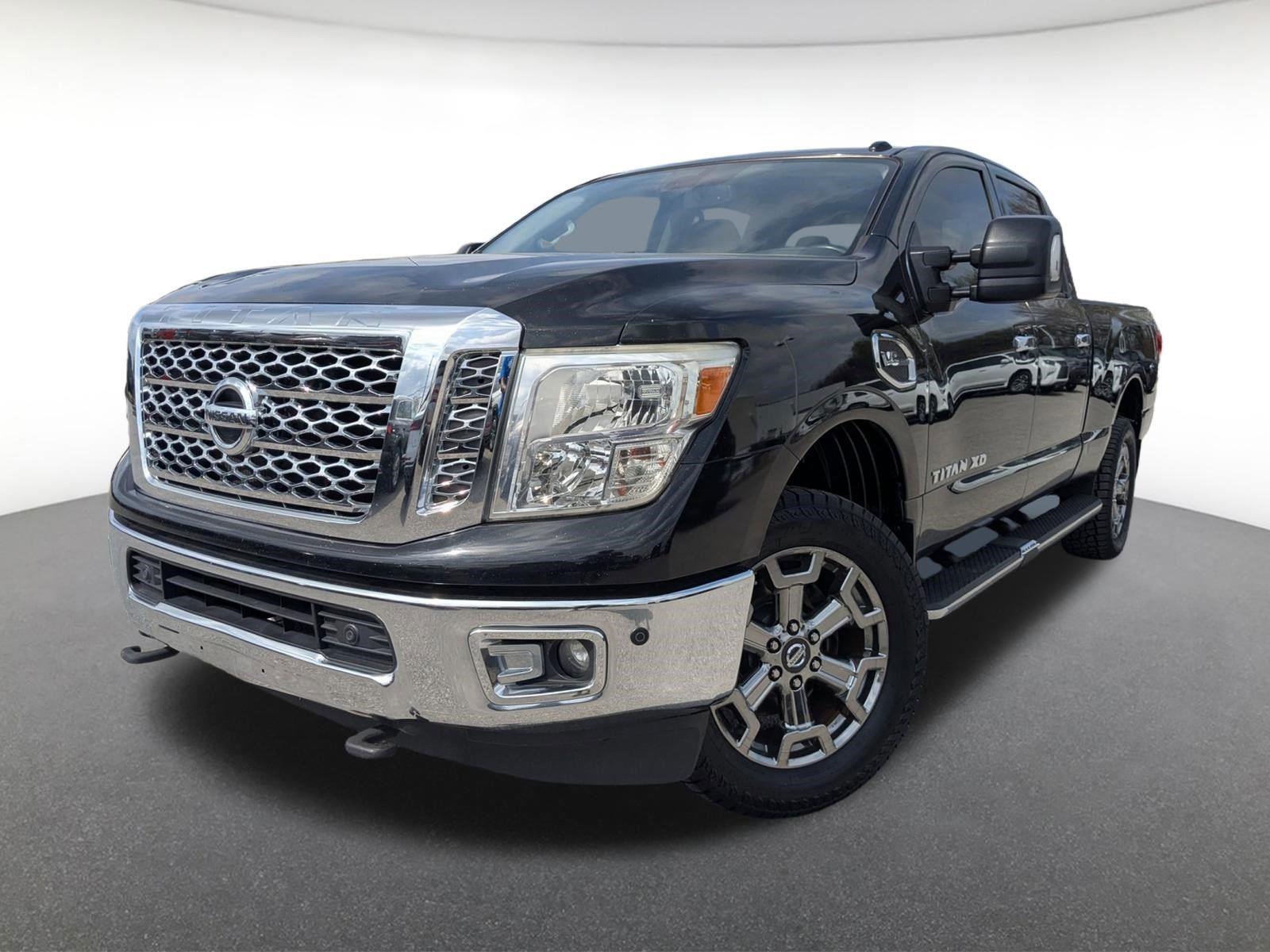Gray (Magnetic Black) 2017 Nissan Titan Pickup Truck Automatic