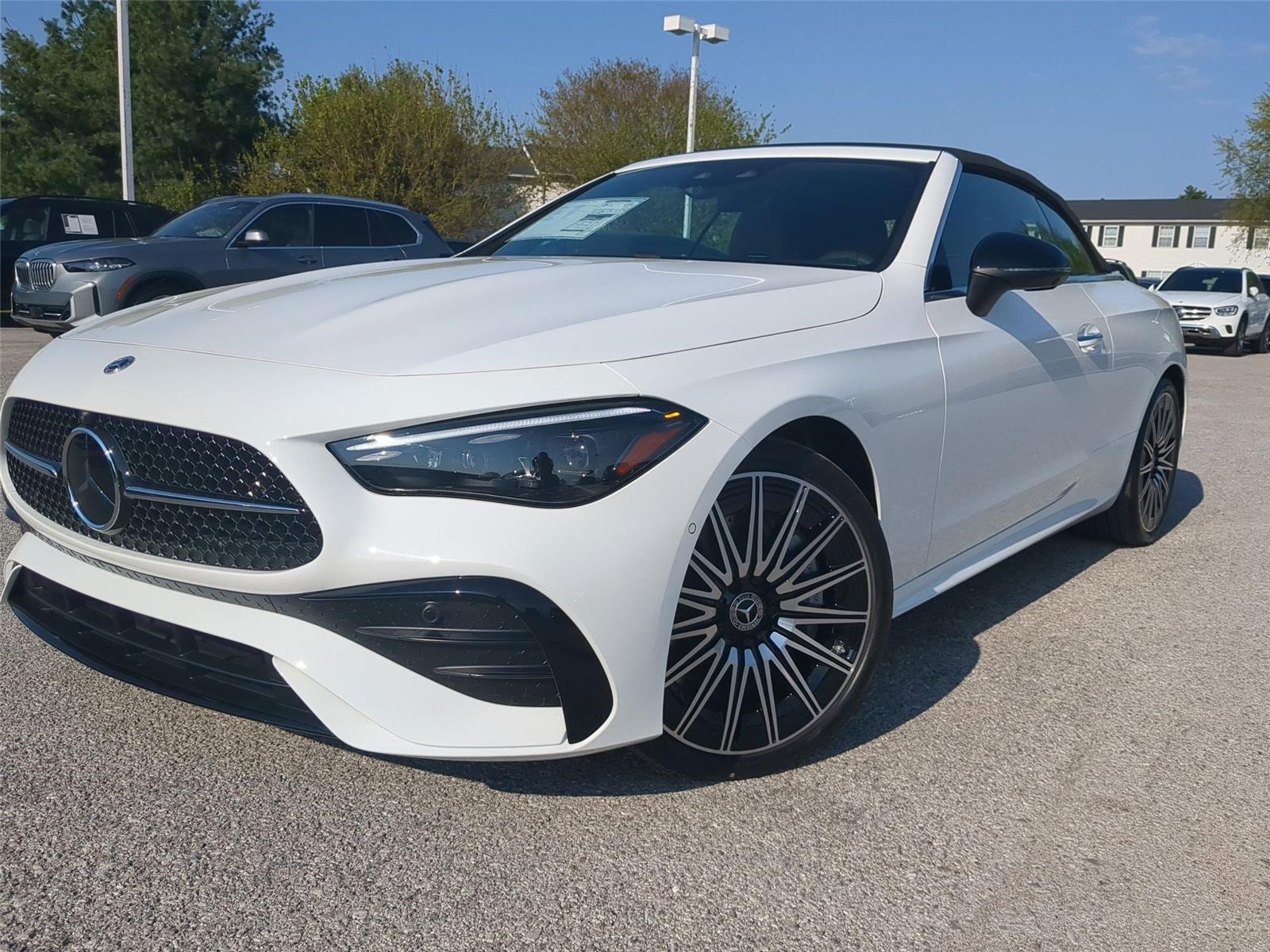 White 2026 Mercedes-Benz CLE 450 4MATIC Convertible All-Wheel Drive Automatic