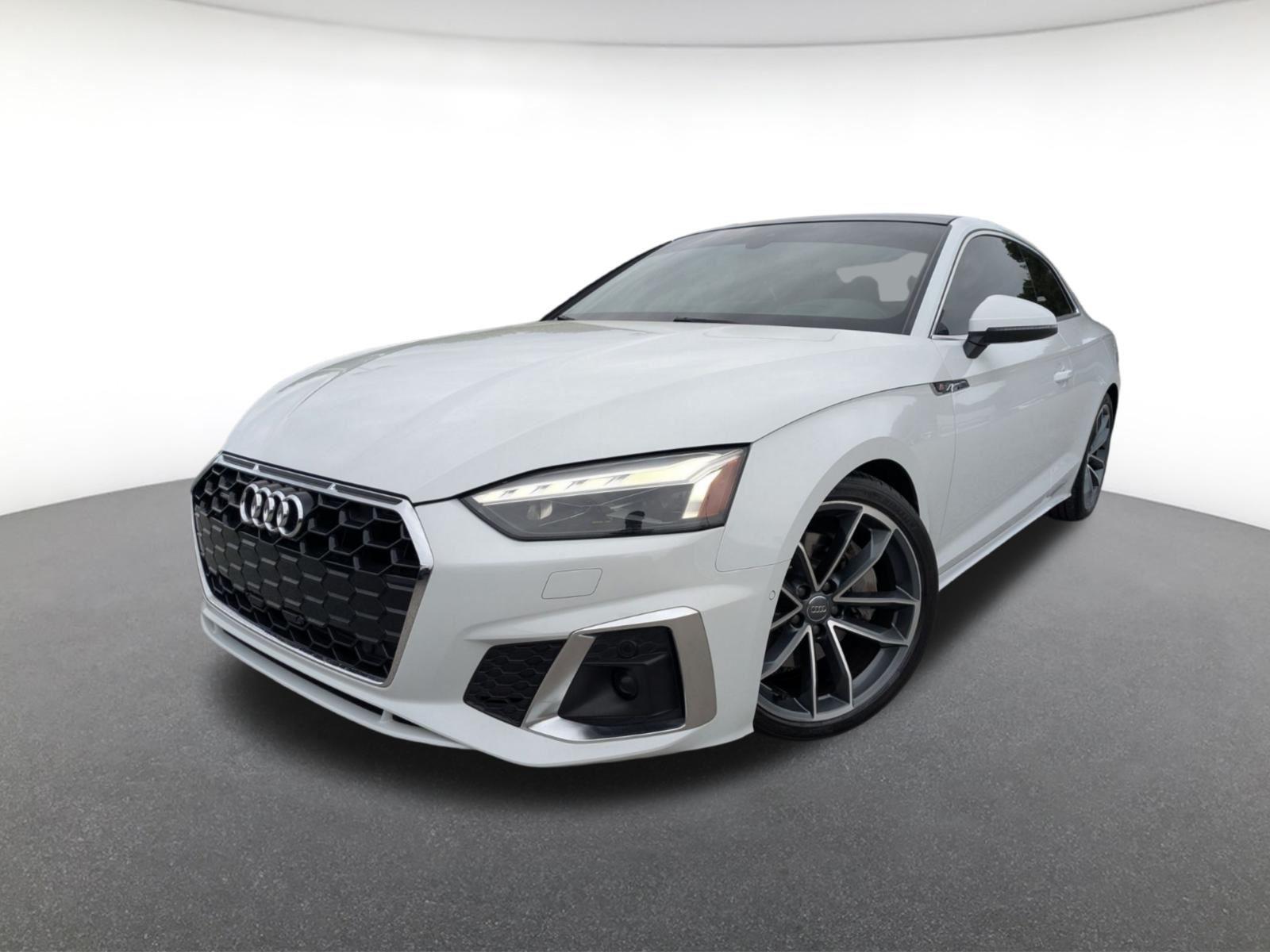 Glacier White Metallic 2020 Audi A5 quattro Prestige 45 TFSI Coupe Coupe All-Wheel Drive Automatic
