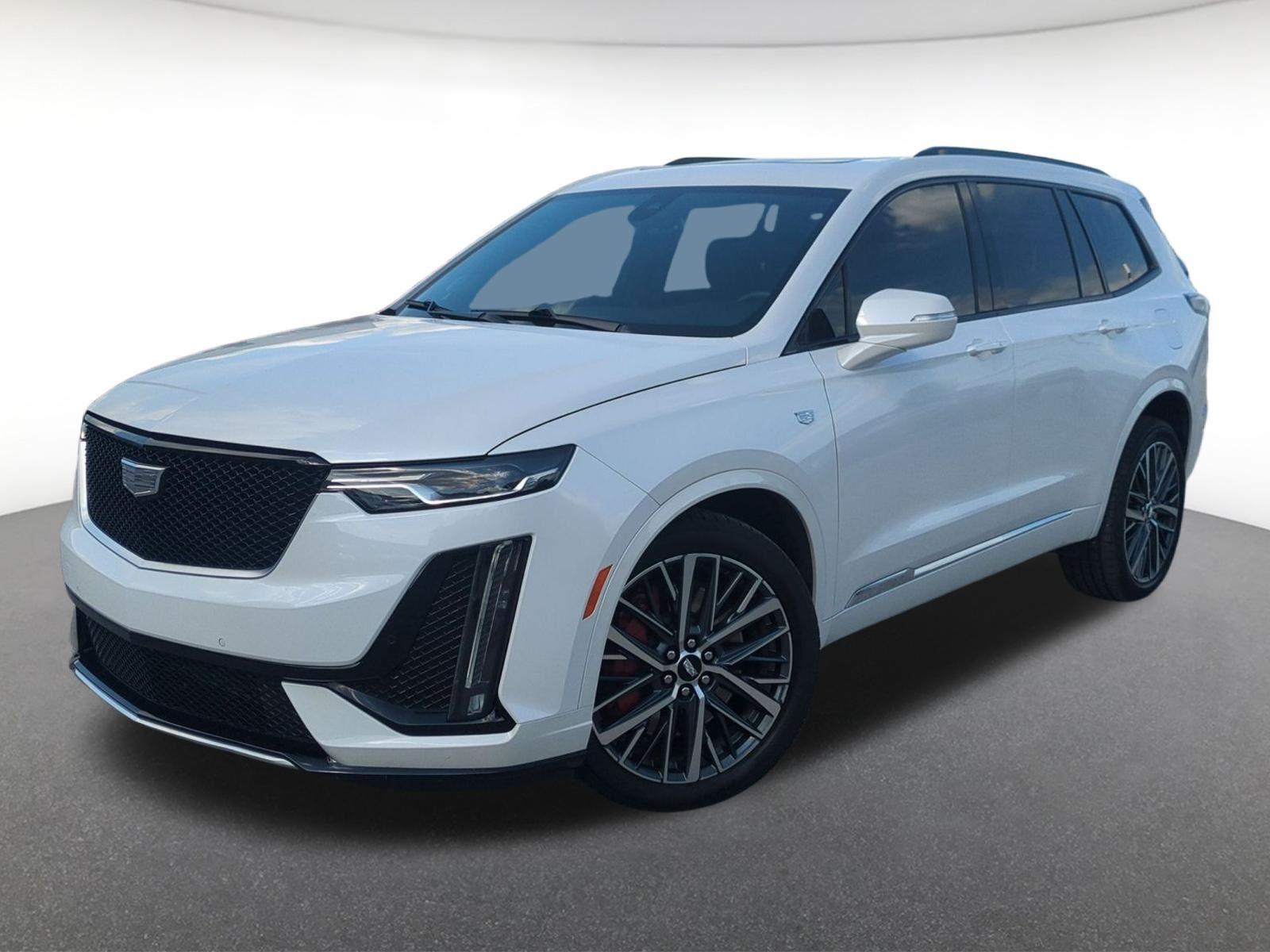 Crystal White Tricoat 2022 Cadillac XT6 Sport AWD SUV / Crossover Four-Wheel Drive 9-Speed Automatic