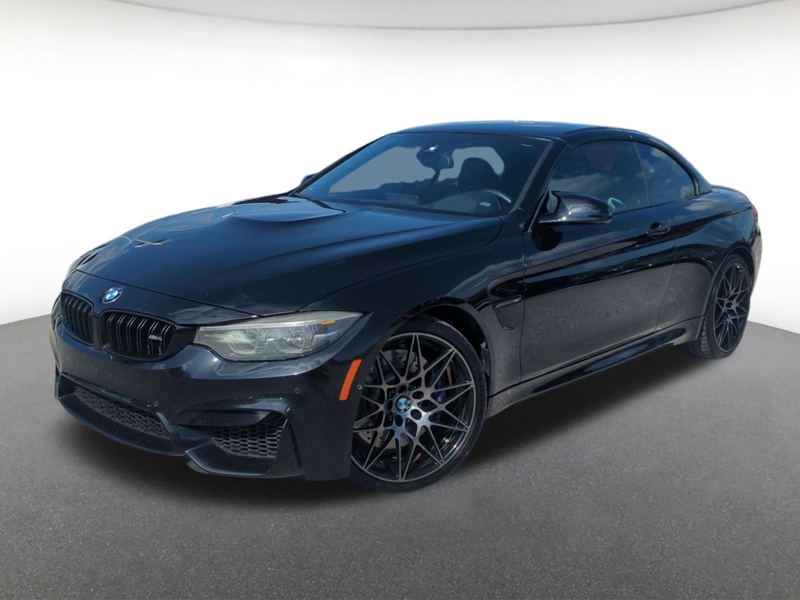 Black Sapphire Metallic 2018 BMW M4 Convertible RWD Convertible Rear-Wheel Drive Automatic