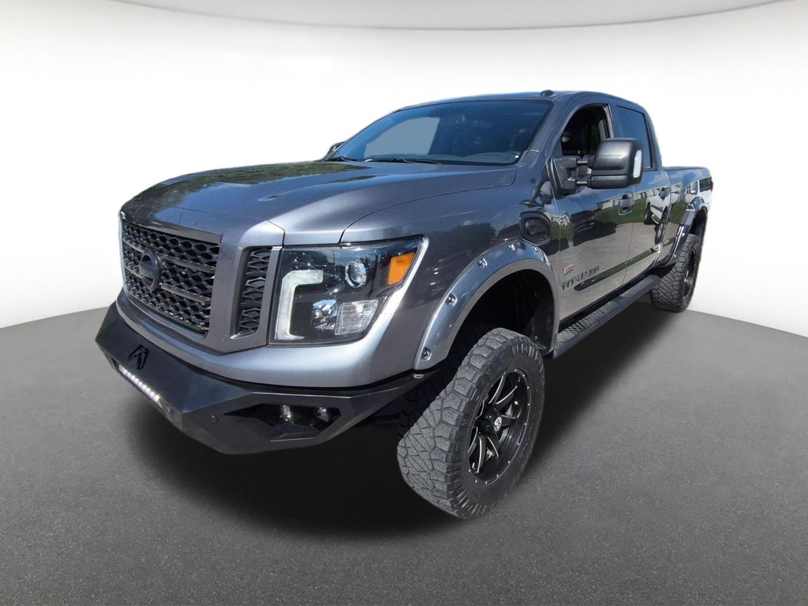 Gray (Gun Metallic) 2019 Nissan Titan Pickup Truck  Automatic