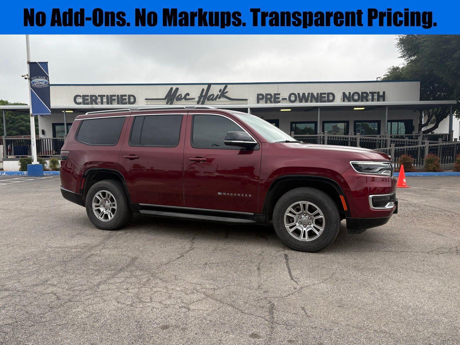 Velvet Red Pearlcoat 2024 Jeep Wagoneer RWD SUV / Crossover 4X2 8-Speed Automatic