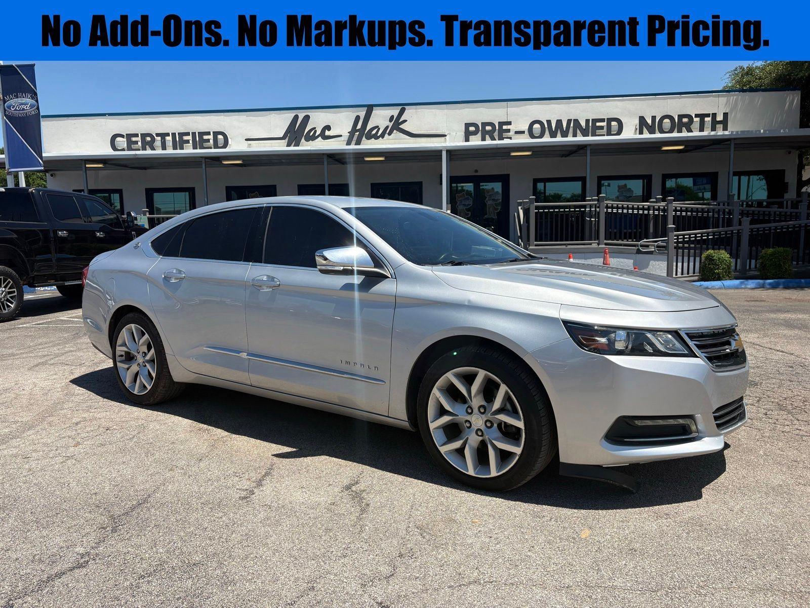 Silver Ice Metallic 2020 Chevrolet Impala Premier FWD Sedan Front-Wheel Drive 6-Speed Automatic Overdrive