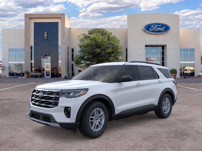 Space White Metallic 2026 Ford Explorer SUV / Crossover Rear-Wheel Drive Automatic