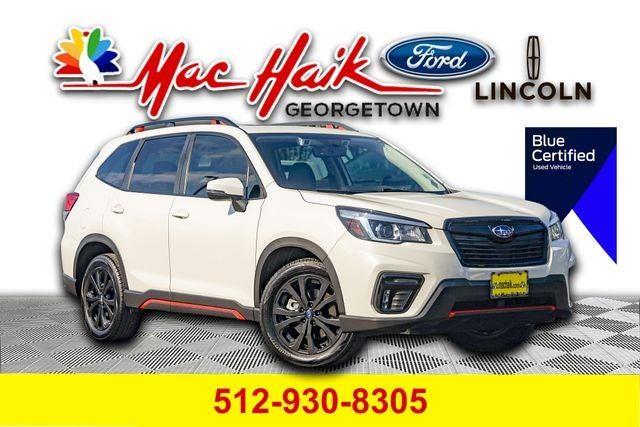 Crystal White Pearl 2019 Subaru Forester SUV / Crossover All-Wheel Drive Continuously Variable Transmission