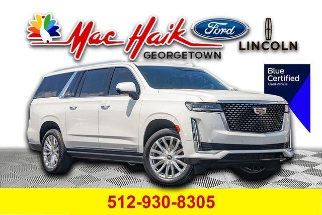 Crystal White Tricoat 2024 Cadillac Escalade ESV SUV / Crossover Four-Wheel Drive Automatic