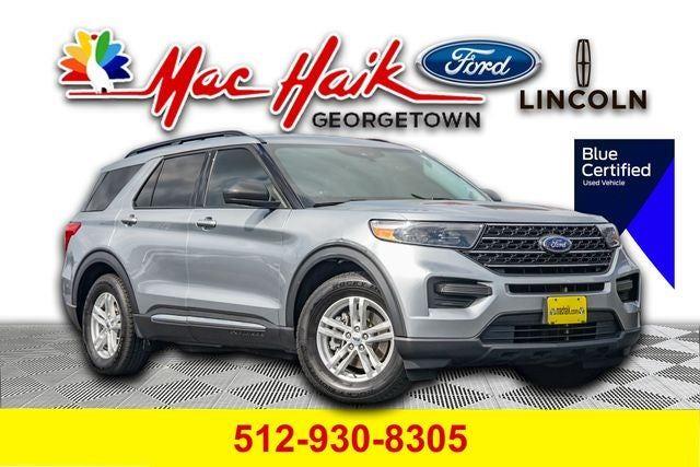 Iconic Silver 2022 Ford Explorer SUV / Crossover Rear-Wheel Drive Automatic