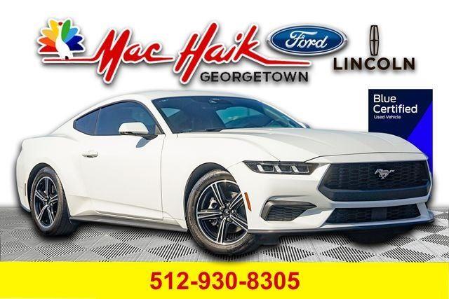 Oxford White 2024 Ford Mustang Coupe Rear-Wheel Drive Automatic