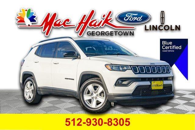 Bright White Clearcoat 2022 Jeep Compass SUV / Crossover Front-Wheel Drive 6-Speed Automatic