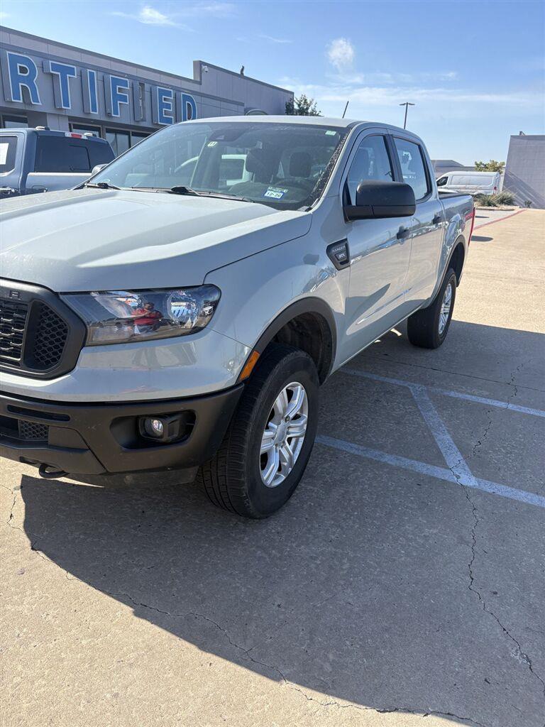 Cactus Gray 2022 Ford Ranger Pickup Truck Four-Wheel Drive Automatic
