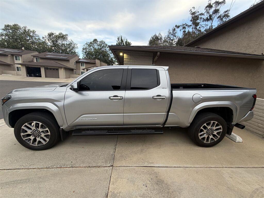 Celestial Silver Metallic 2025 Toyota Tacoma Pickup Truck Four-Wheel Drive 8-Speed Automatic