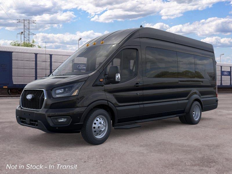 Agate Black Metallic 2026 Ford Transit Passenger Van All-Wheel Drive Automatic