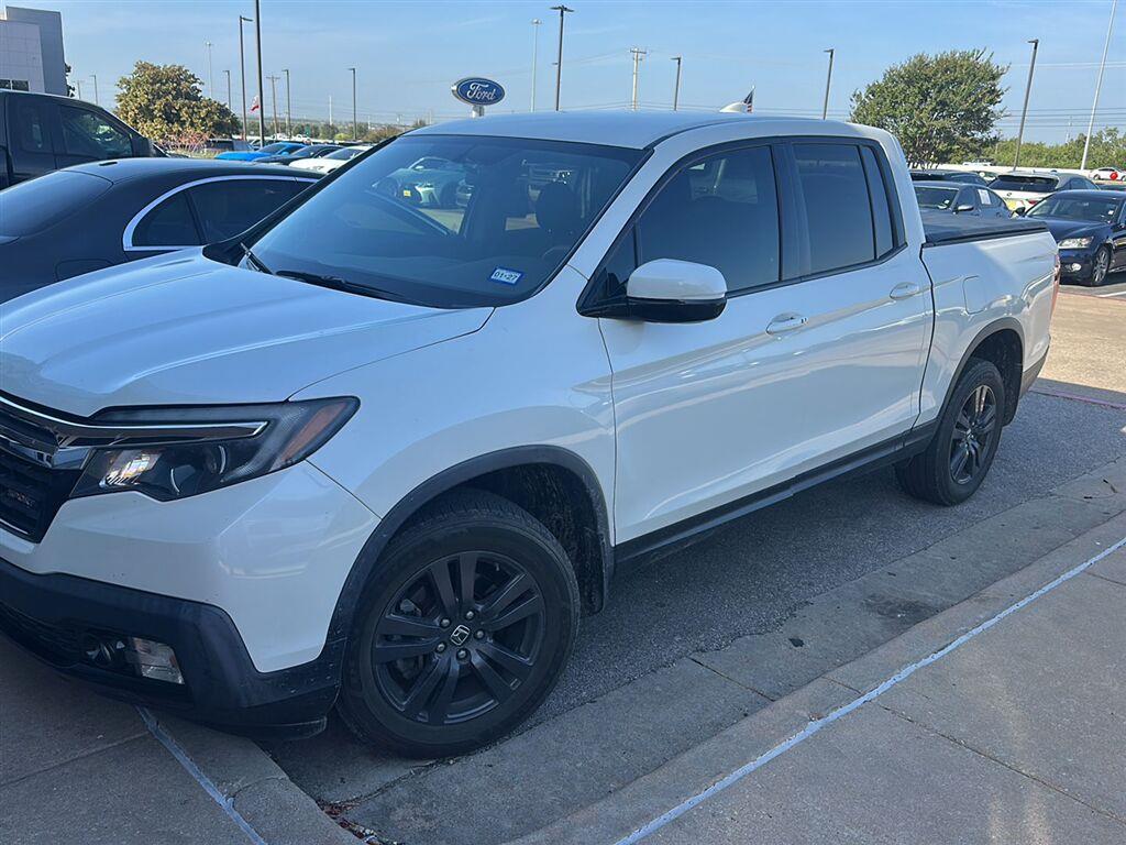 White Diamond Pearl 2018 Honda Ridgeline Pickup Truck All-Wheel Drive Automatic
