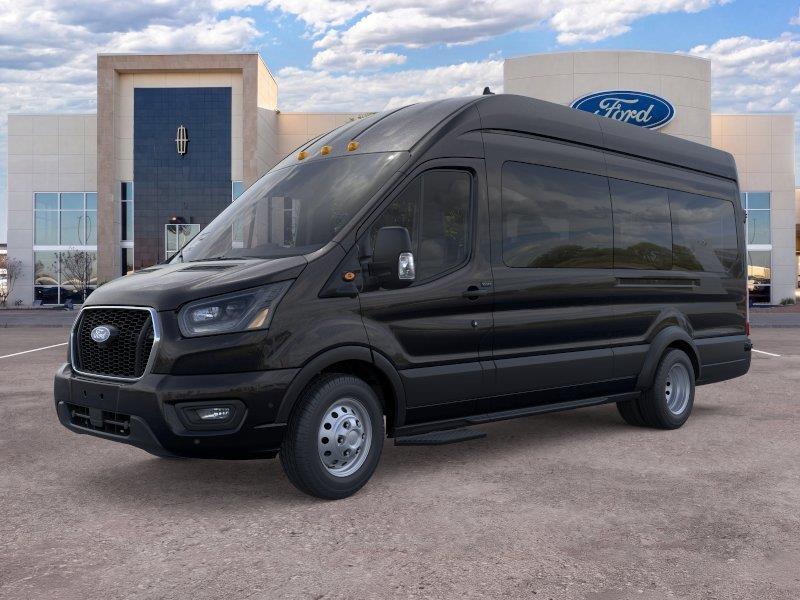 Agate Black Metallic 2026 Ford Transit Passenger Van All-Wheel Drive Automatic