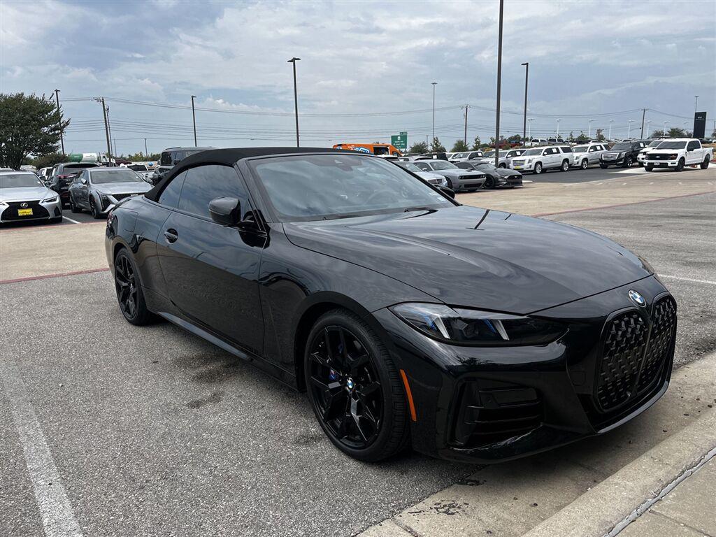 Black Sapphire Metallic 2025 BMW 4 Series Convertible Rear-Wheel Drive Automatic