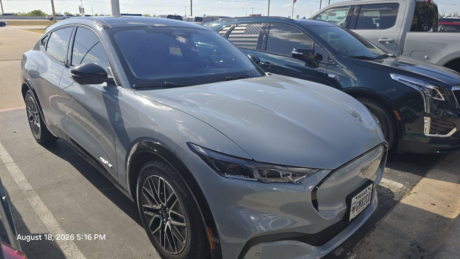 Glacier Gray Metallic Tri-Coat 2024 Ford Mustang Mach-E SUV / Crossover Rear-Wheel Drive 1-Speed Dual Clutch