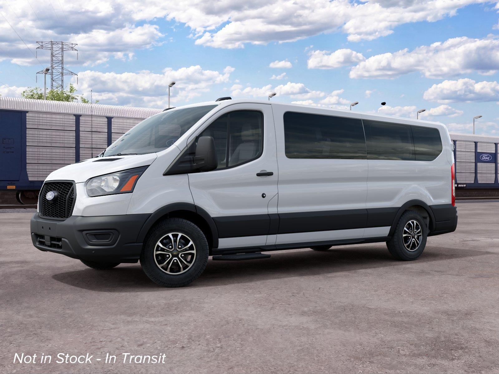 Oxford White 2027 Ford Transit Passenger Van Rear-Wheel Drive Automatic