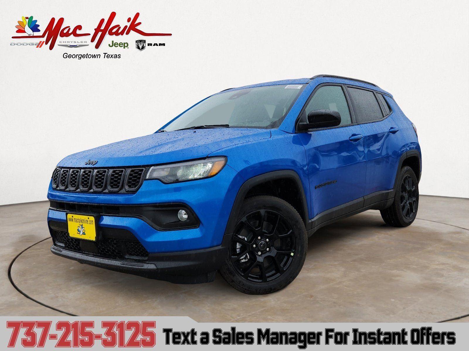 Hydro Blue Pearlcoat 2026 Jeep Compass SUV / Crossover Four-Wheel Drive 8-Speed Automatic