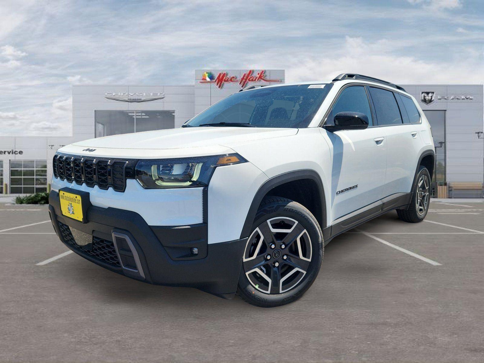 Bright White Clearcoat 2026 Jeep Cherokee SUV / Crossover Four-Wheel Drive Automatic