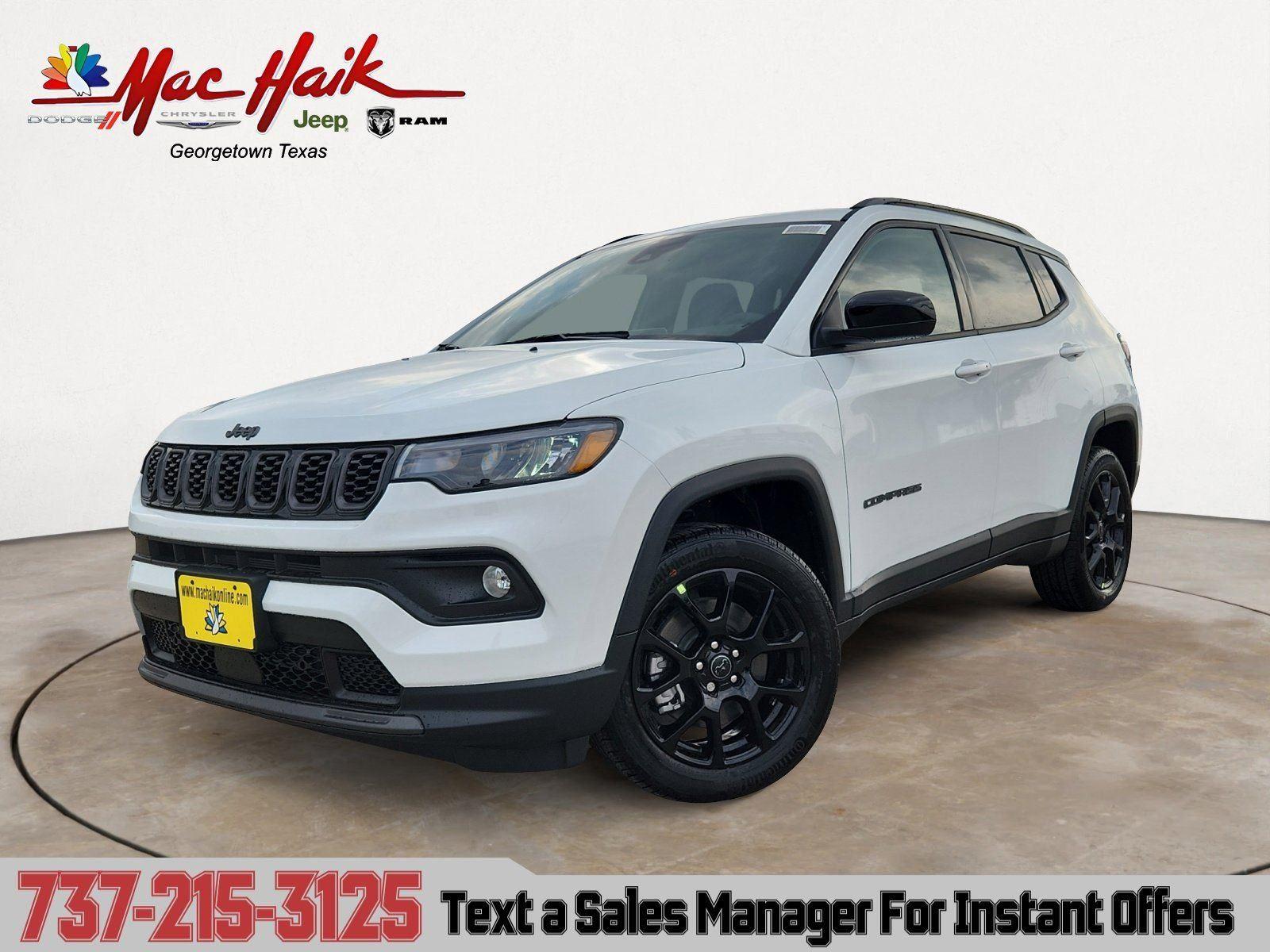 Bright White Clearcoat 2026 Jeep Compass SUV / Crossover Four-Wheel Drive 8-Speed Automatic
