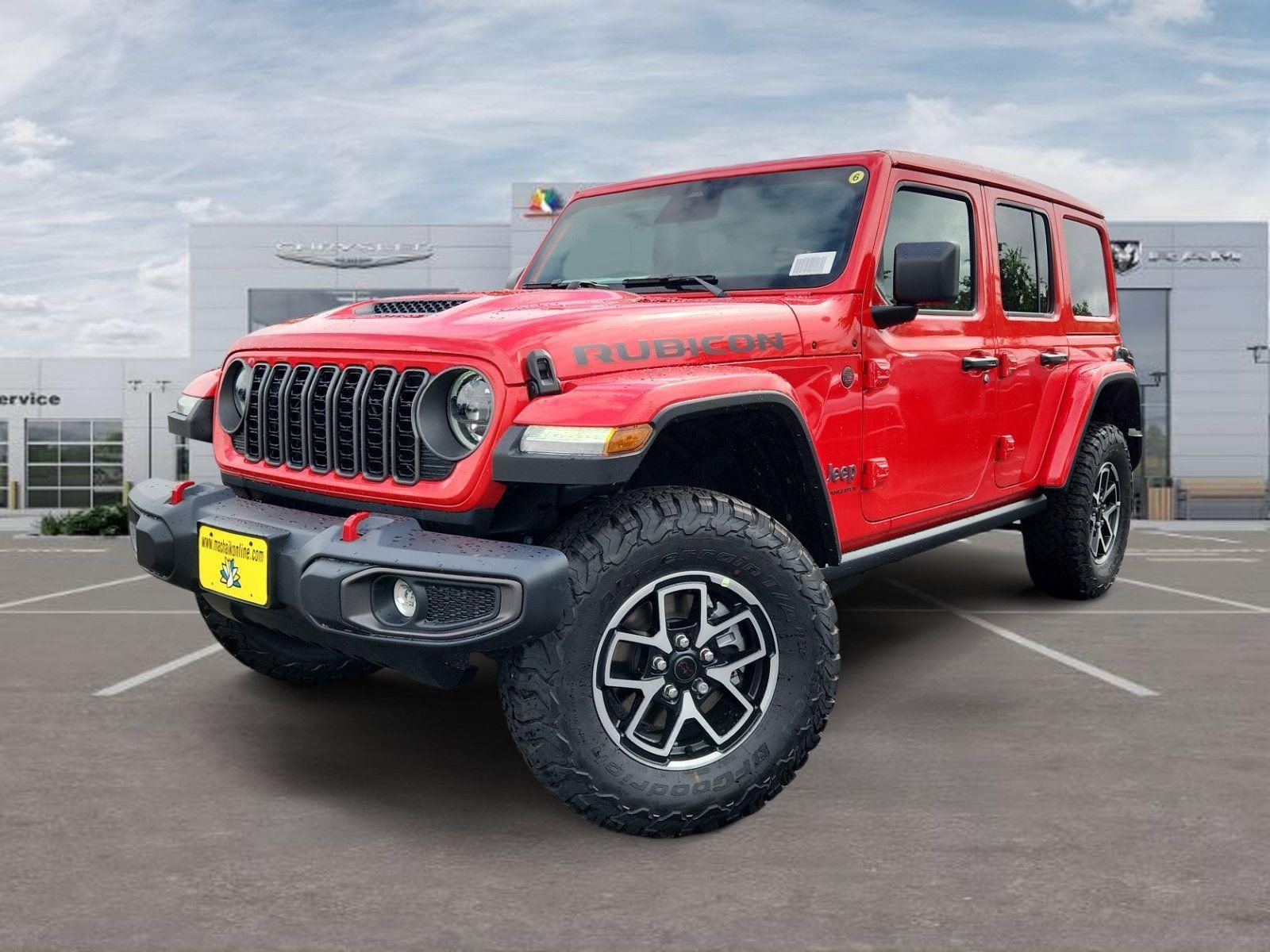 Firecracker Red Clearcoat 2026 Jeep Wrangler SUV / Crossover Four-Wheel Drive 8-Speed Automatic