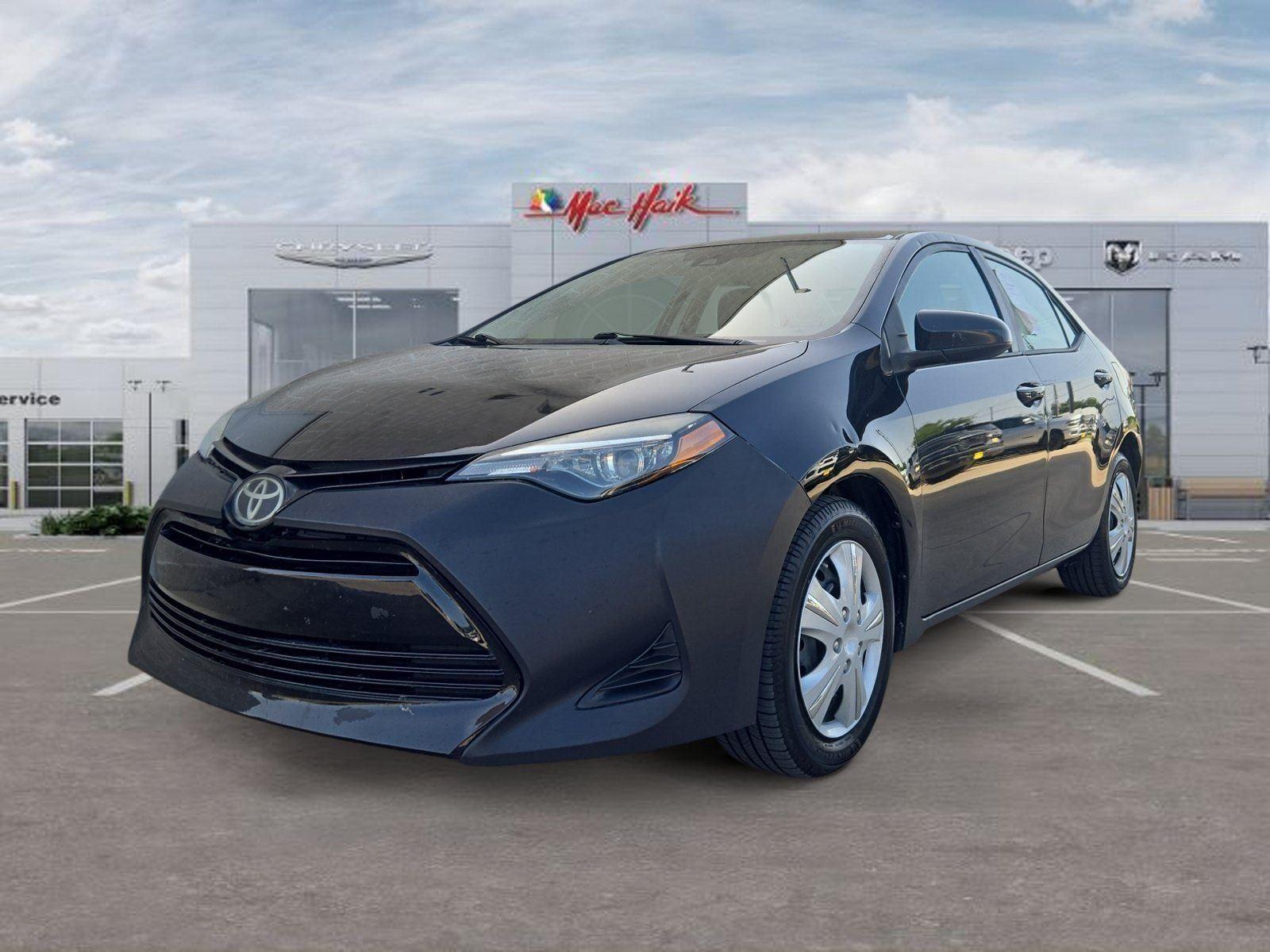 Black Sand Pearl 2019 Toyota Corolla Sedan Front-Wheel Drive 7-Speed CVT