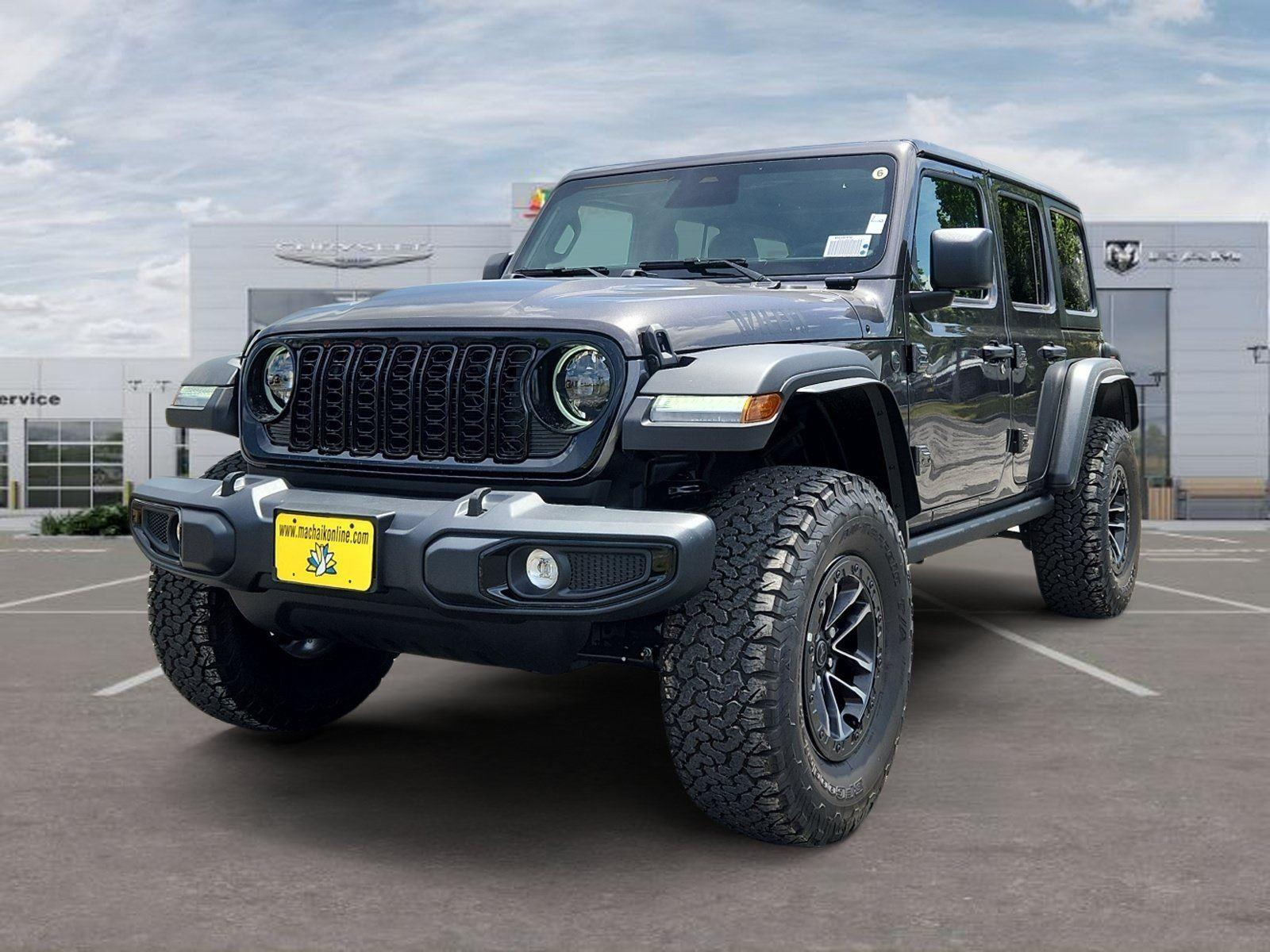 Gray (Granite Crystal Metallic Clearcoat) 2026 Jeep Wrangler SUV / Crossover Four-Wheel Drive 8-Speed Automatic