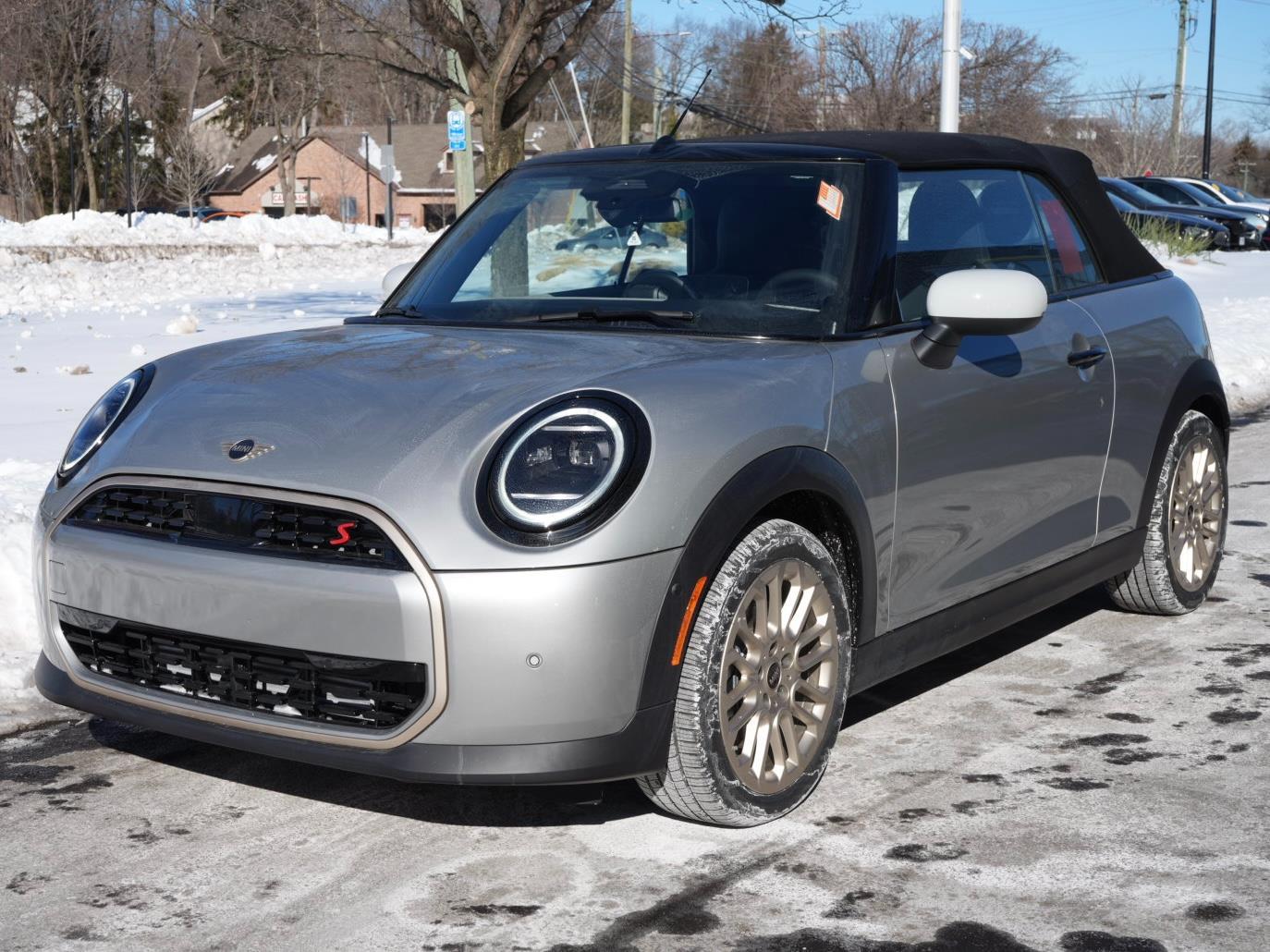 Melting Silver III Metallic 2026 MINI Cooper Convertible Front-Wheel Drive 7-Speed Dual Clutch