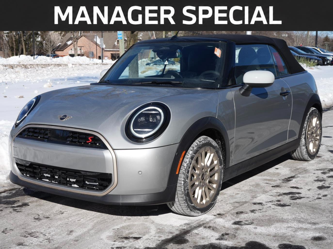 Melting Silver III Metallic 2026 MINI Cooper Convertible Front-Wheel Drive 7-Speed Dual Clutch