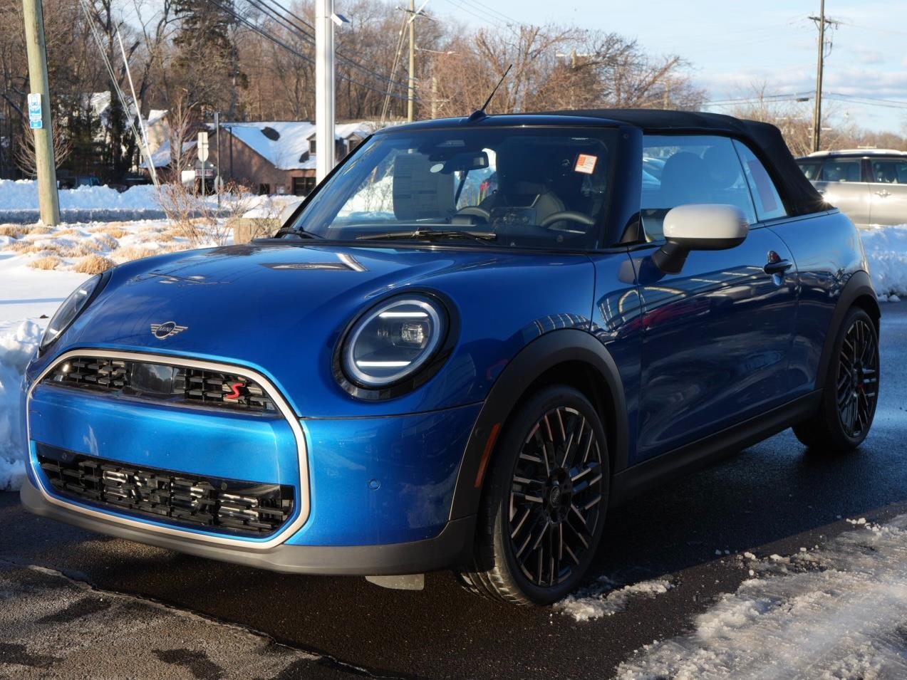 Icy Sunshine Blue Metallic 2026 MINI Cooper Convertible Front-Wheel Drive 7-Speed Dual Clutch