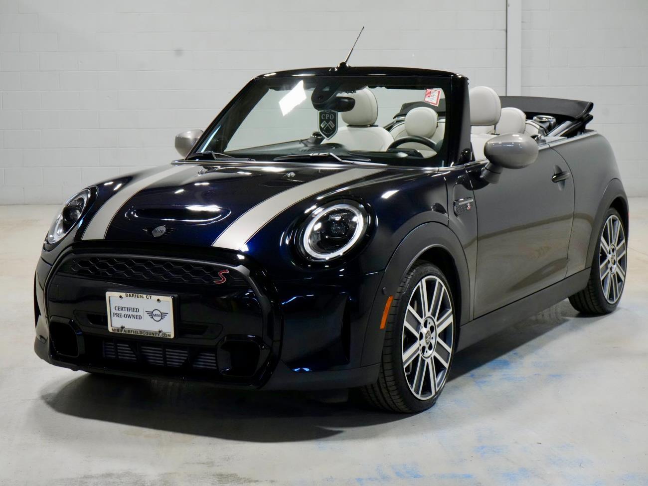 MINI Yours Enigmatic Black Metallic 2023 MINI Cooper S Convertible FWD Convertible Front-Wheel Drive 7-Speed Dual Clutch
