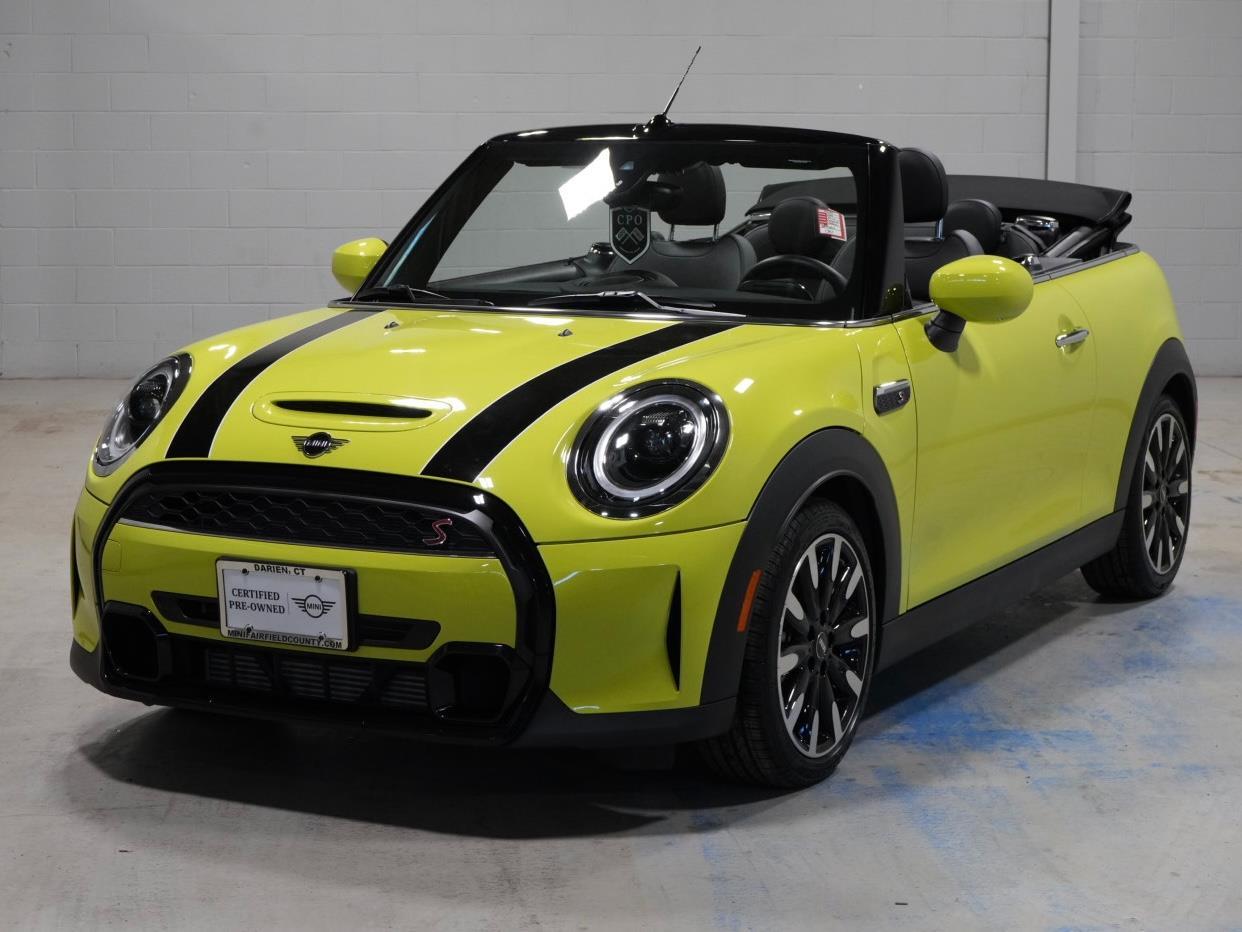 Zesty Yellow 2024 MINI Cooper S Convertible FWD Convertible Front-Wheel Drive 7-Speed Dual Clutch