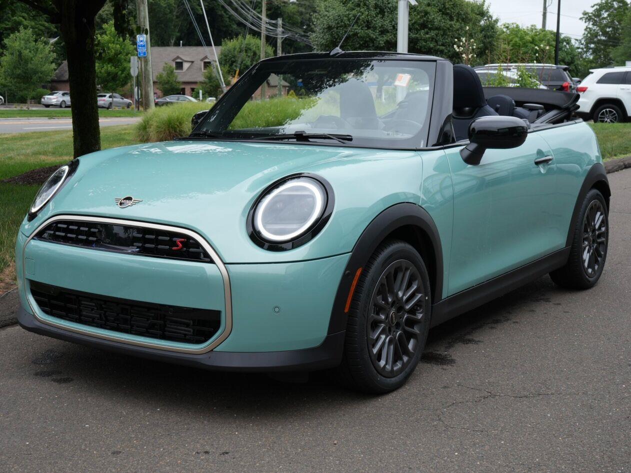 Ocean Wave Green Metallic 2026 MINI Cooper Convertible Front-Wheel Drive 7-Speed Dual Clutch