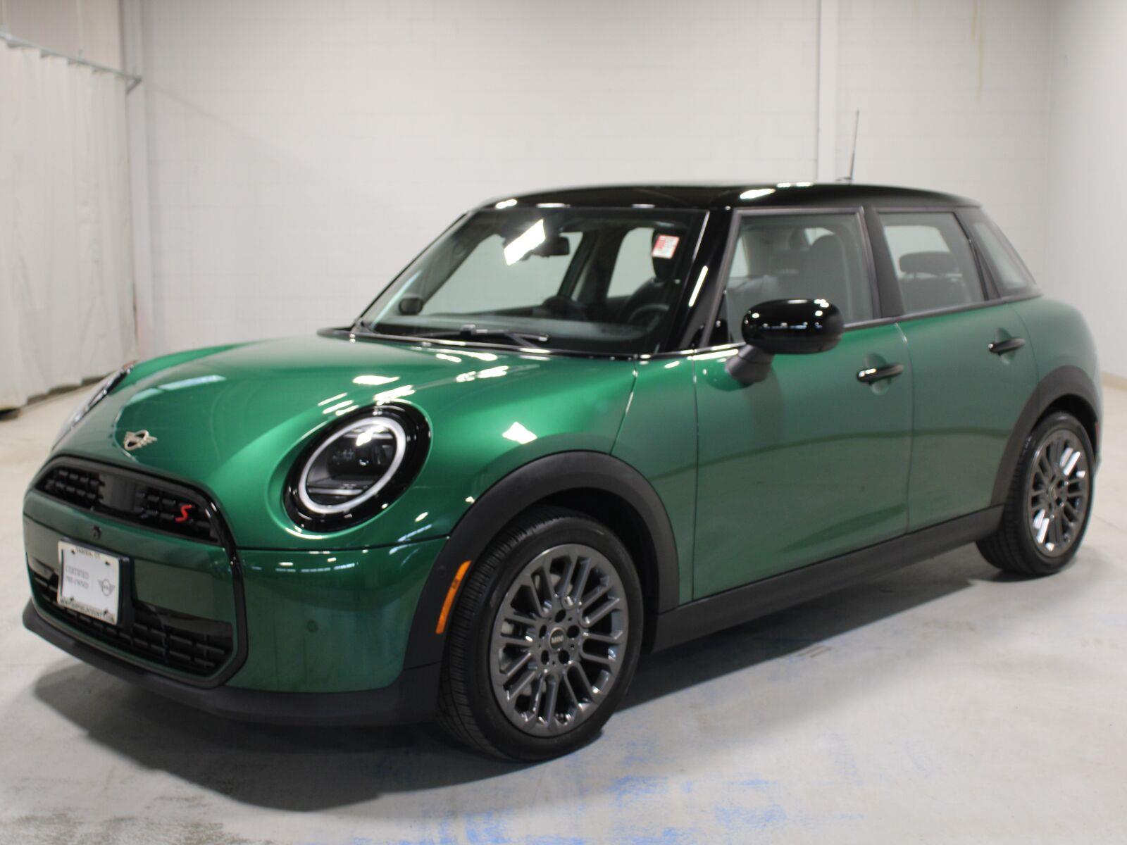 British Racing Green IV Metallic 2025 MINI Cooper Hatchback Front-Wheel Drive 7-Speed Dual Clutch