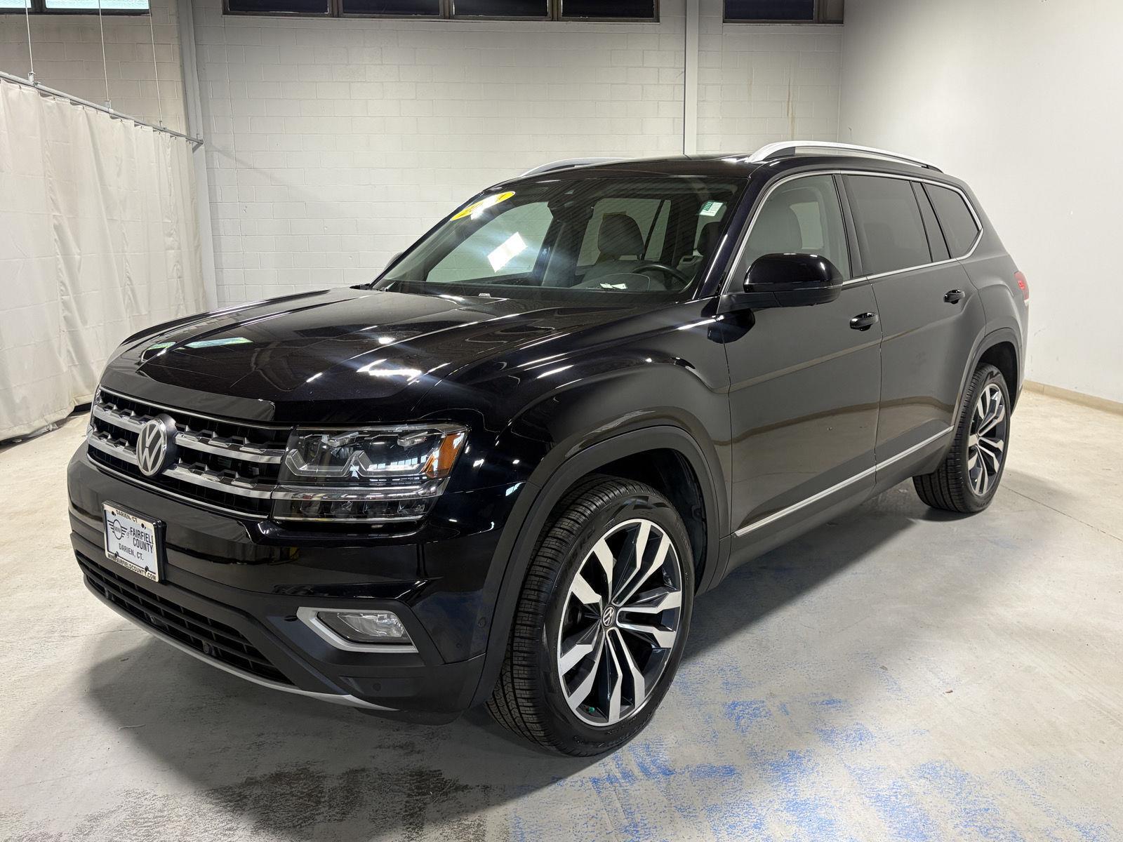 Deep Black Pearl 2019 Volkswagen Atlas SUV / Crossover All-Wheel Drive Automatic