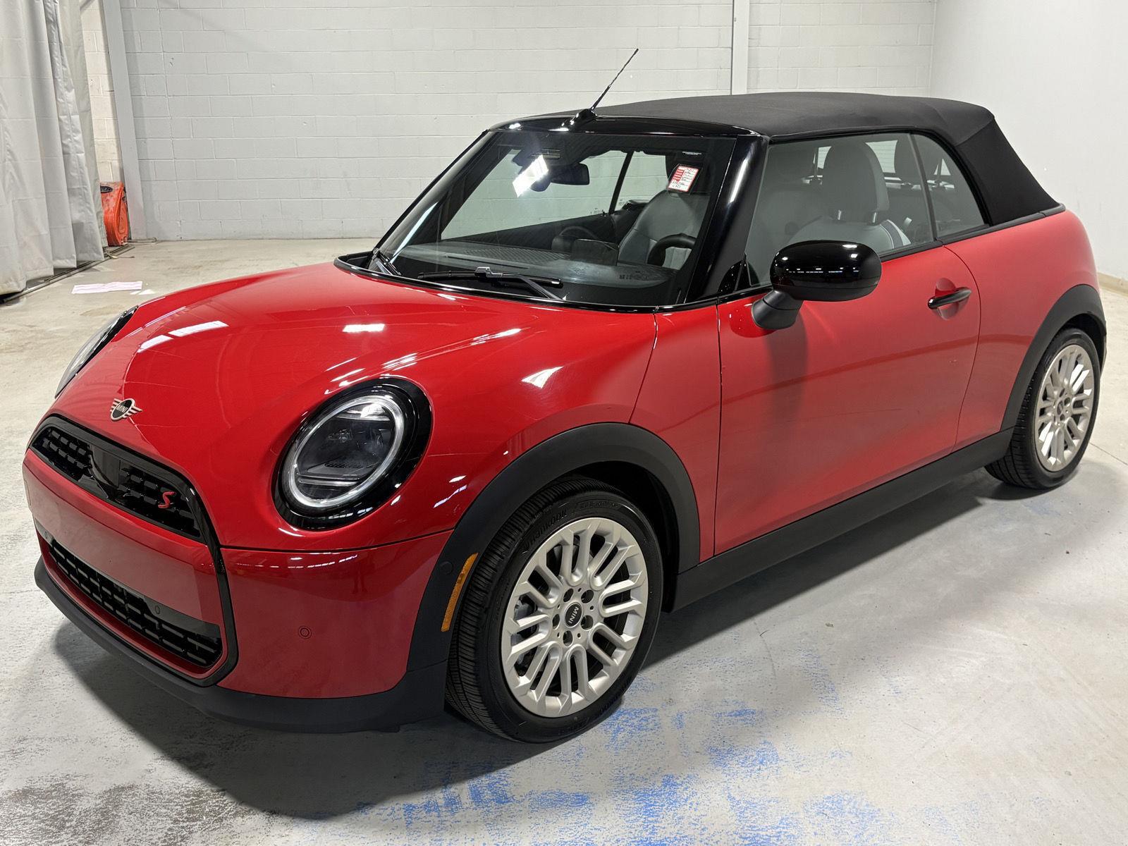 Chili Red II 2026 MINI Cooper Convertible Front-Wheel Drive 7-Speed Dual Clutch