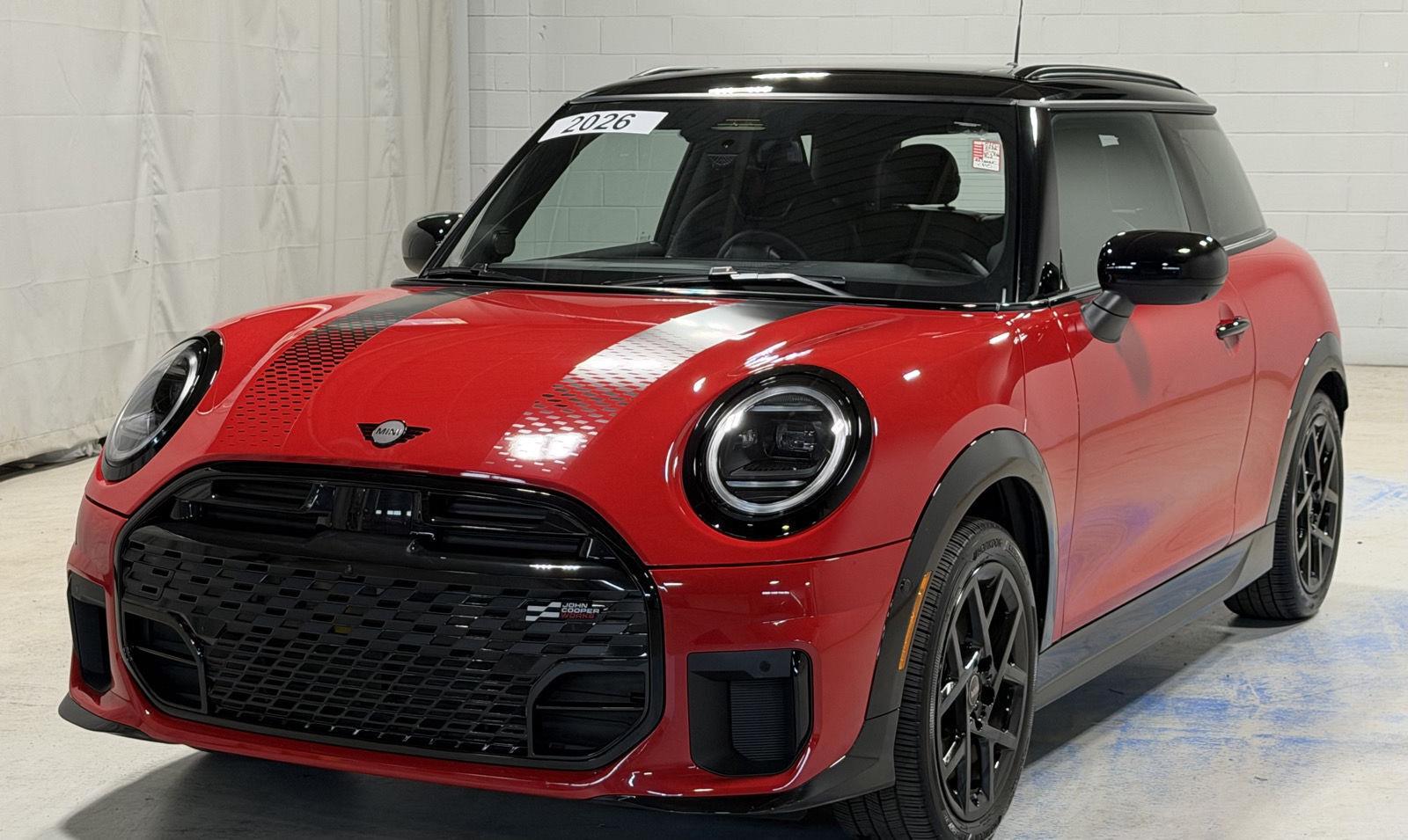 Chili Red II 2026 MINI Cooper Hatchback Front-Wheel Drive 7-Speed Dual Clutch