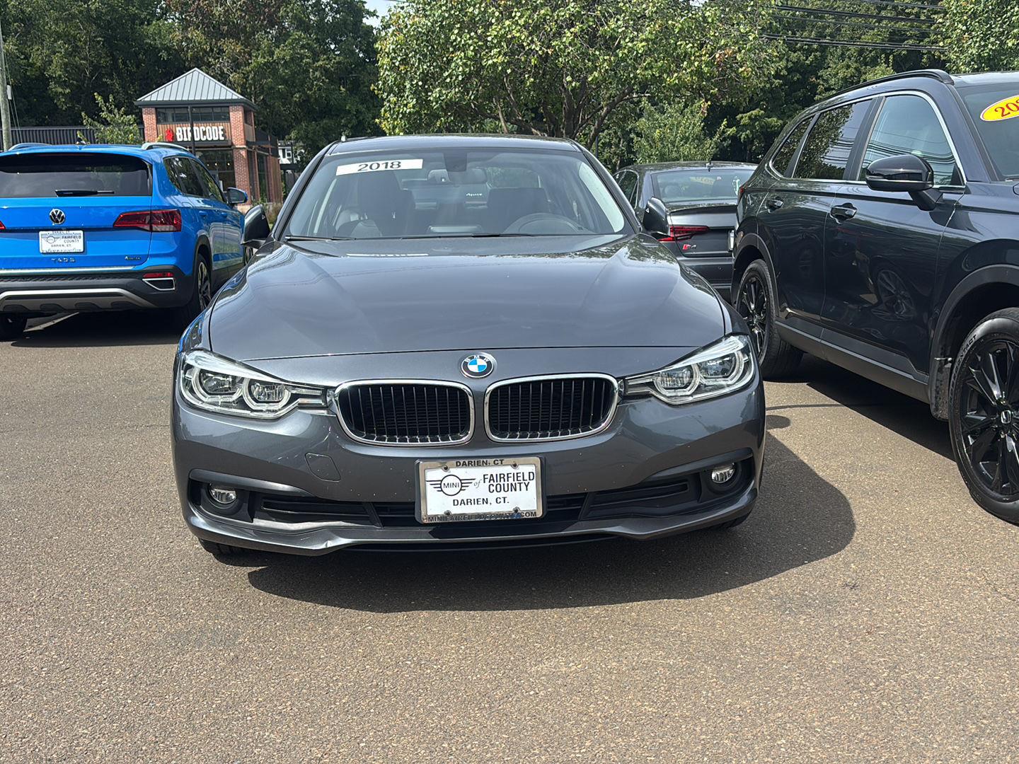 Mineral Gray Metallic 2018 BMW 3 Series Sedan All-Wheel Drive Automatic
