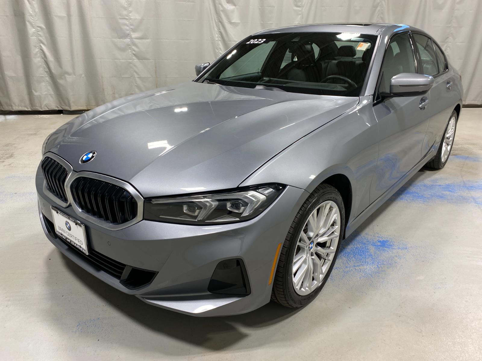 Gray (Skyscraper Grey Metallic) 2023 BMW 3 Series 330i xDrive AWD Sedan All-Wheel Drive Automatic