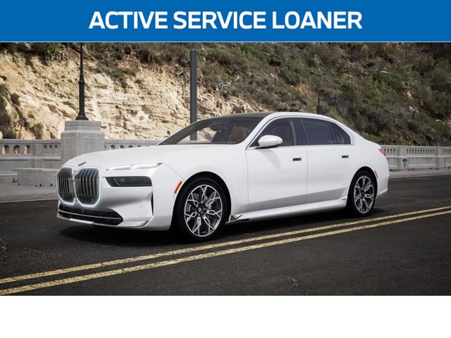 Mineral White Metallic 2025 BMW i7 eDrive50 RWD Sedan Rear-Wheel Drive Automatic