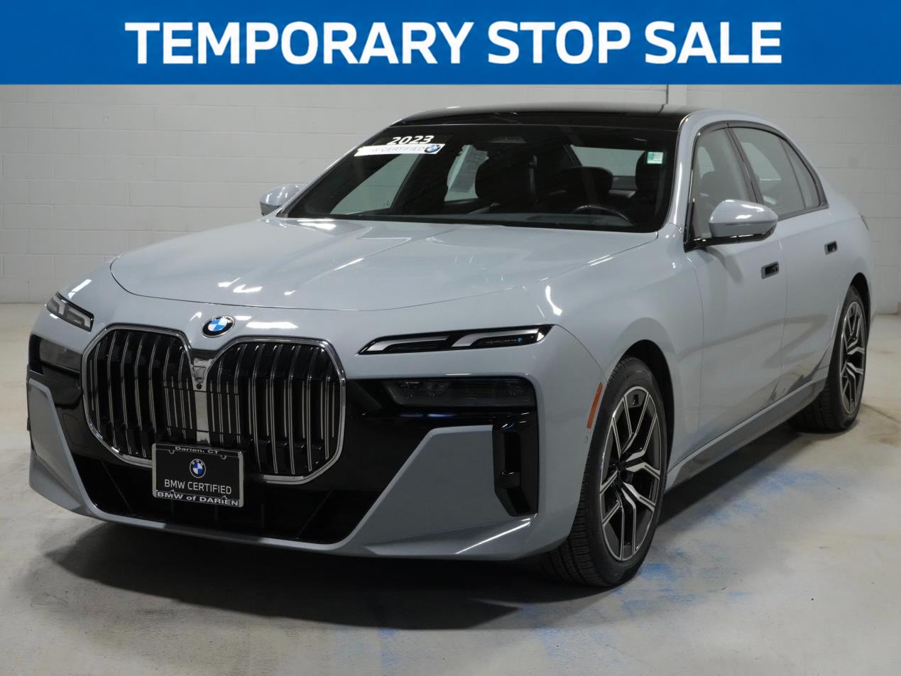 Gray (Brooklyn Grey Metallic) 2023 BMW 7 Series Sedan All-Wheel Drive Automatic