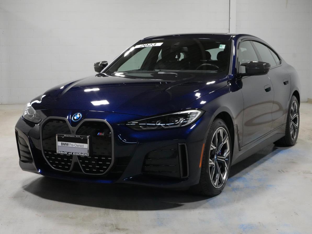 Tanzanite Blue II Metallic 2023 BMW i4 M50 Gran Coupe AWD Sedan All-Wheel Drive Automatic