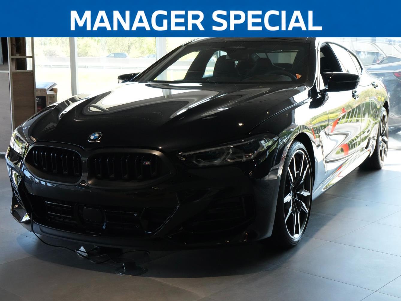 Carbon Black Metallic 2026 BMW 8 Series Coupe All-Wheel Drive Automatic