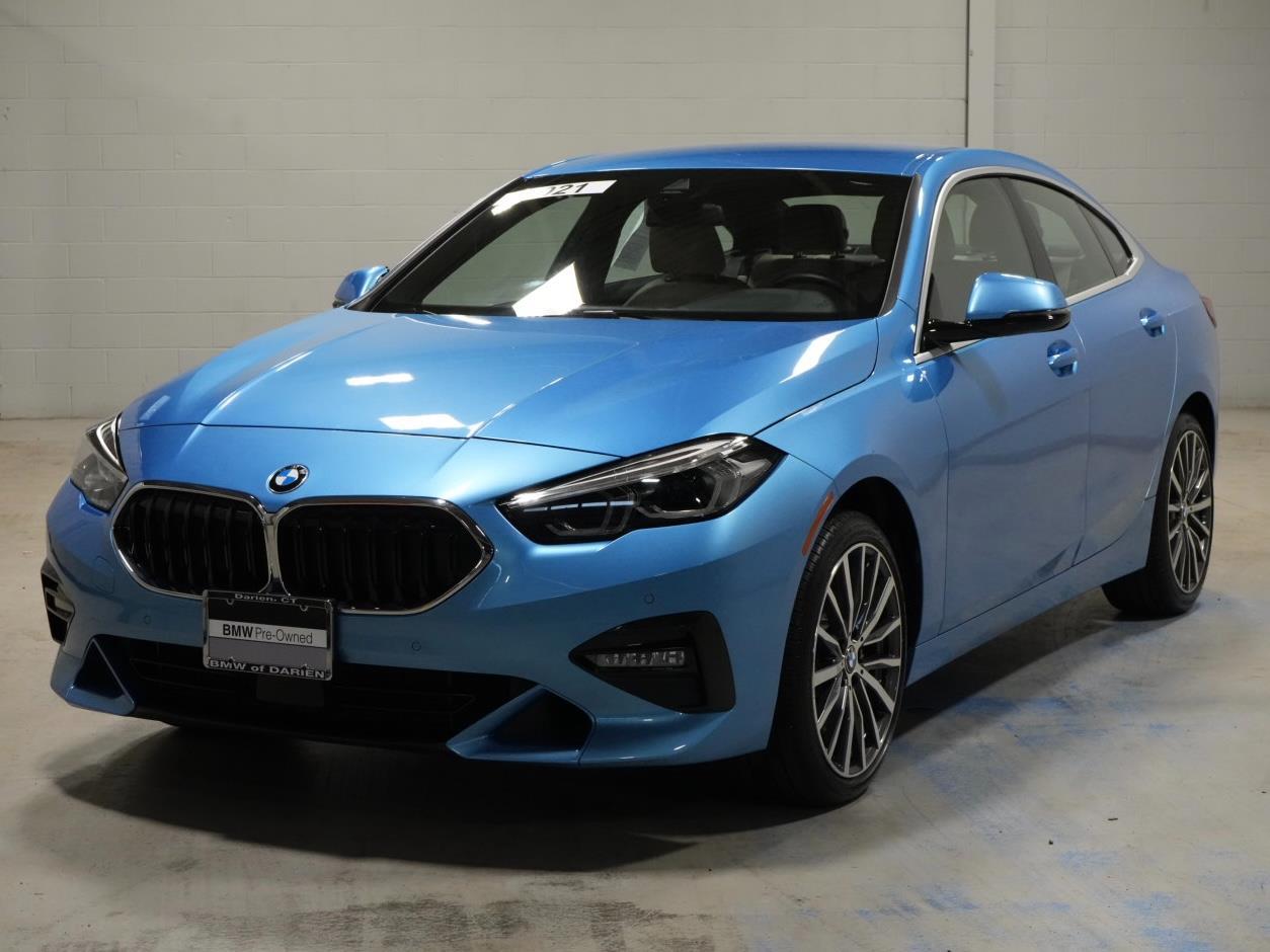 Seaside Blue Metallic 2021 BMW 2 Series 228i Gran Coupe RWD Sedan Front-Wheel Drive Automatic