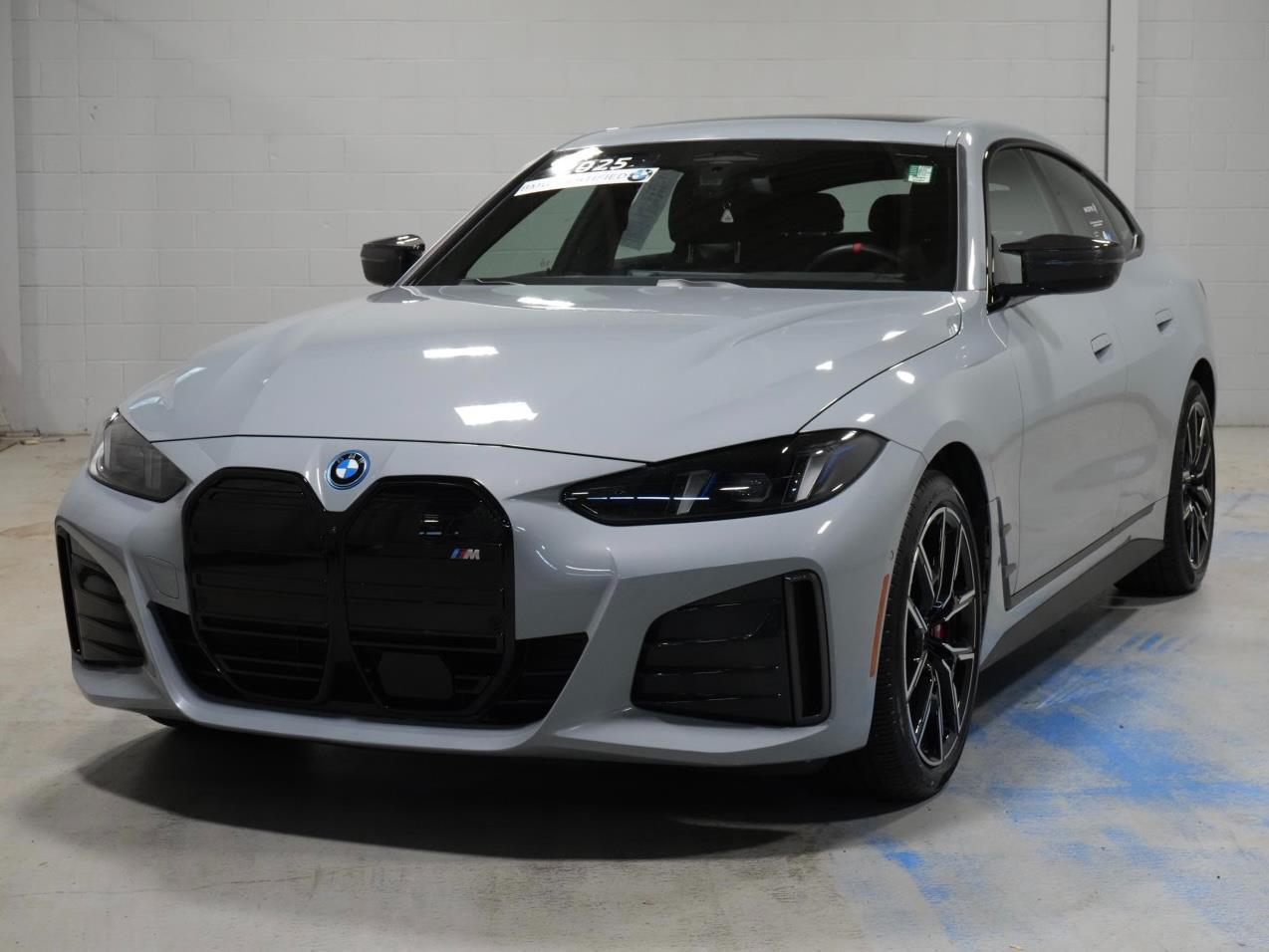 Gray (Brooklyn Grey Metallic) 2025 BMW i4 M50 Gran Coupe AWD Sedan All-Wheel Drive Automatic