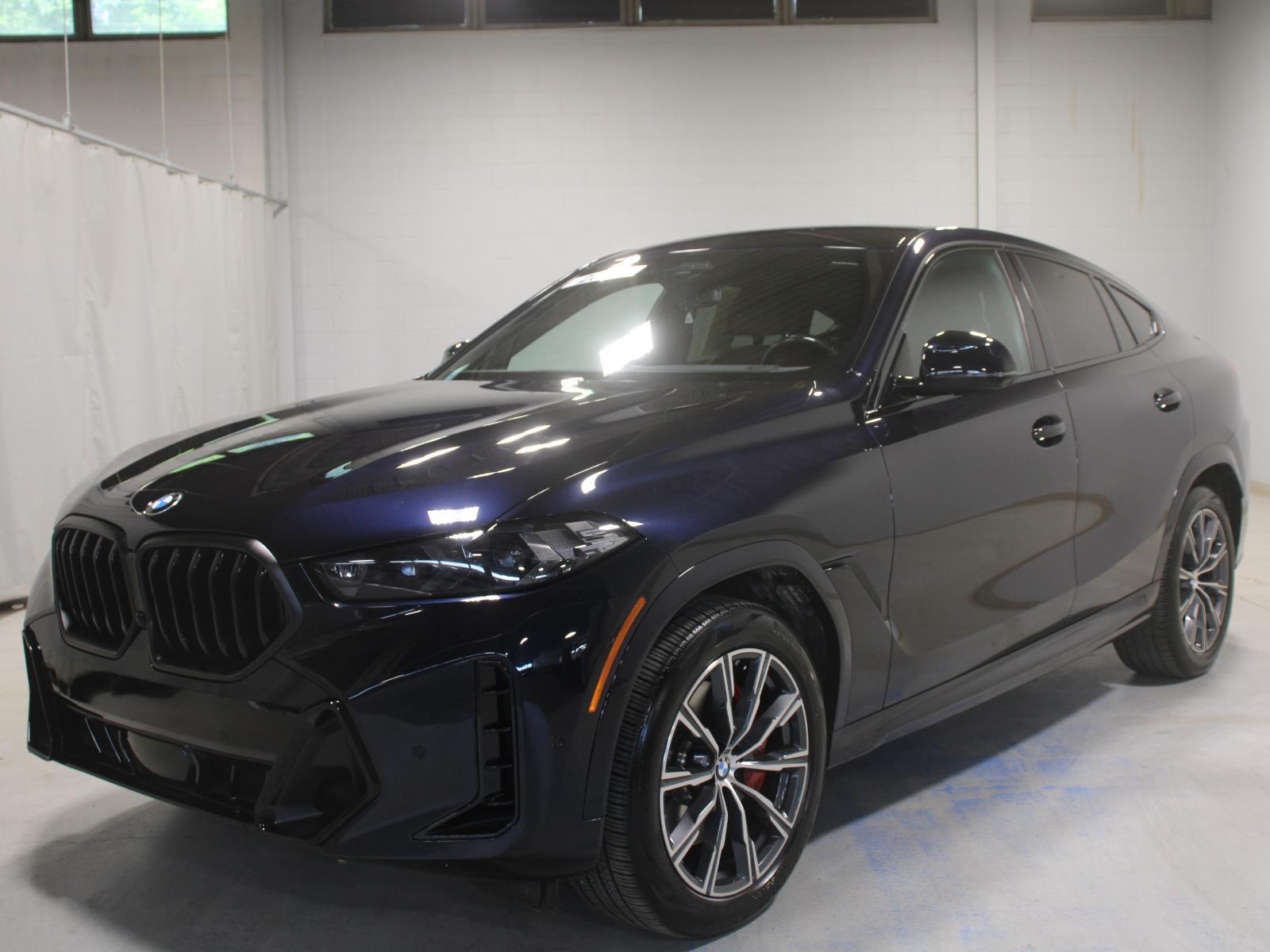 Carbon Black Metallic 2024 BMW X6 SUV / Crossover All-Wheel Drive Automatic